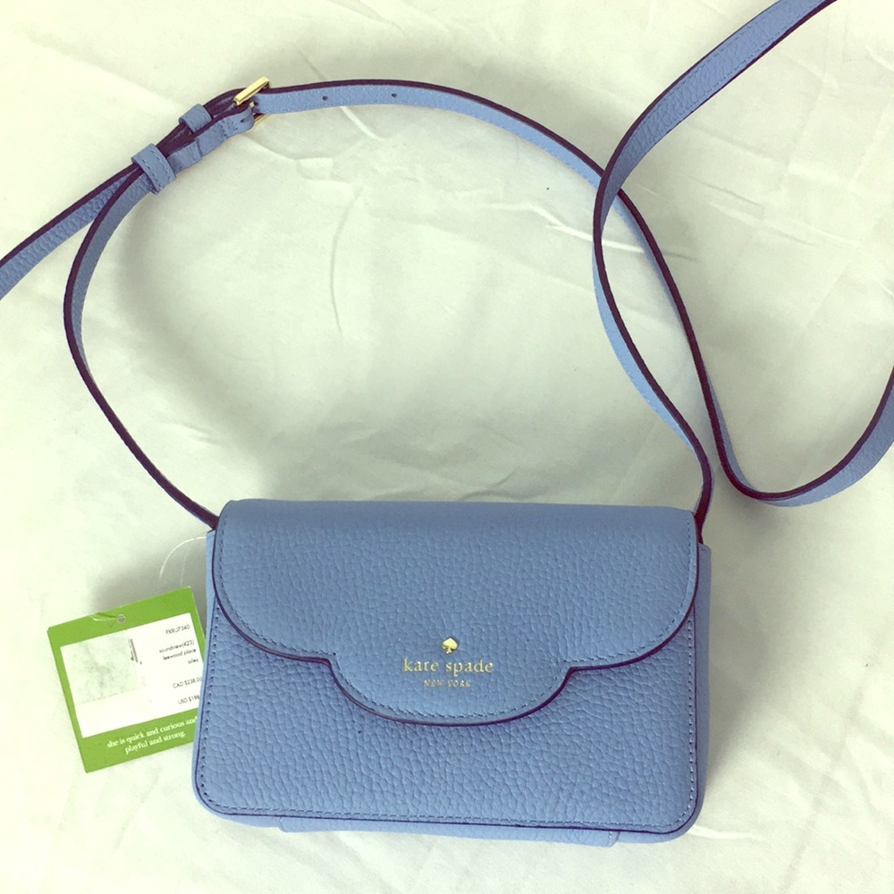 Kate spade blue crossbody purse
